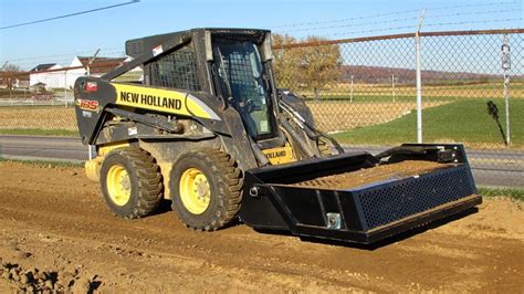 skid steer power rake rental with operator|rock rake rental near me.